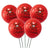 Christmas Balloons 10PCS Christmas Print Latex Balloon 12 Inches