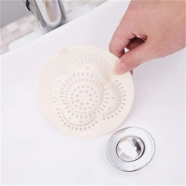 Universal Sink Strainer Hair Stopper for Kitchen &amp; Bathroom Drains (Random Color)