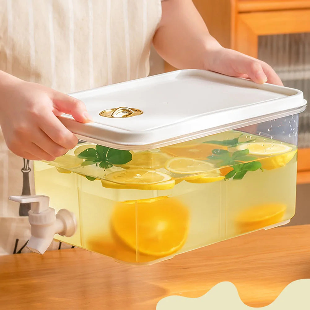 Lemonade Tea Water Kettle with Spigot 3L Capacity Summer Water Dispenser