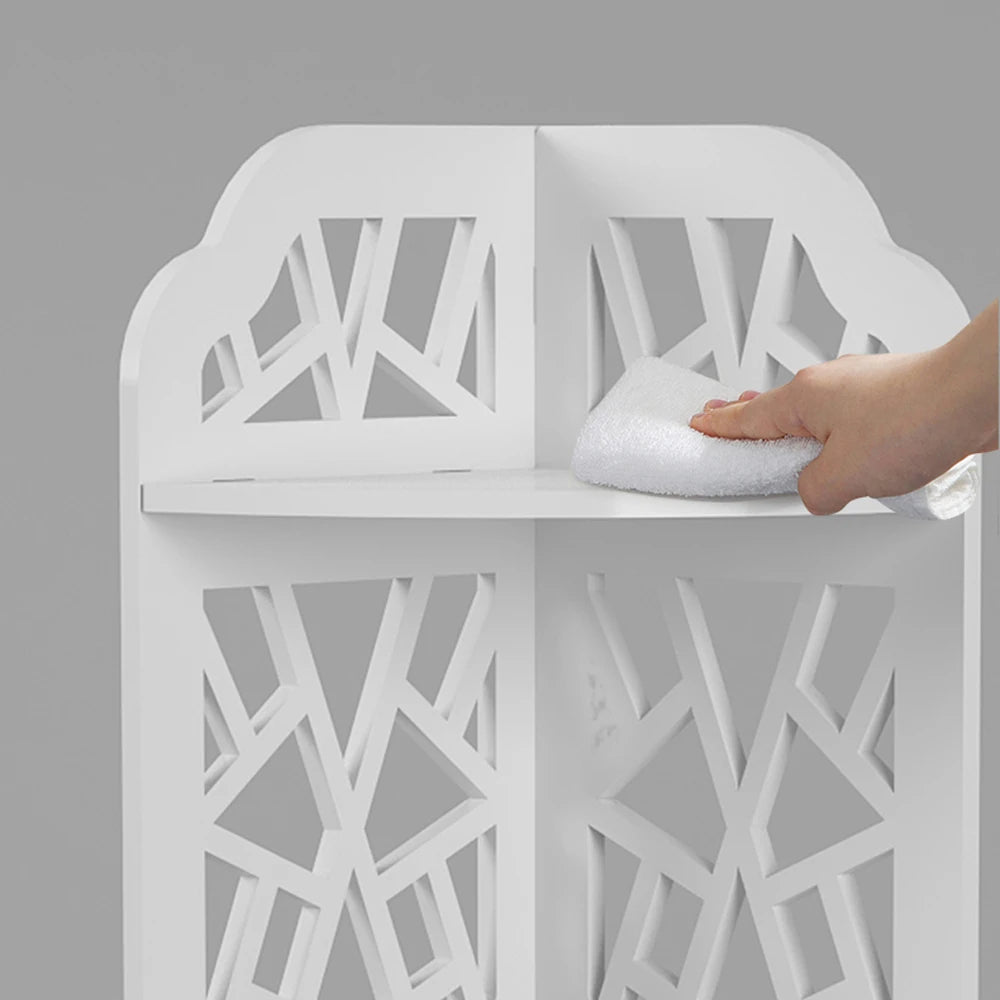 3-Tier Corner Shower Caddy Space-Saving Bathroom Storage Shelves