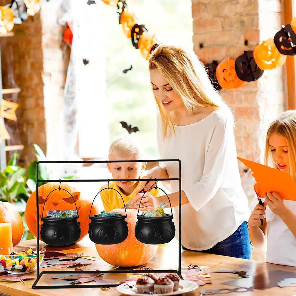 Trick or Treat Candy Bucket Witch Cauldron 9-Piece