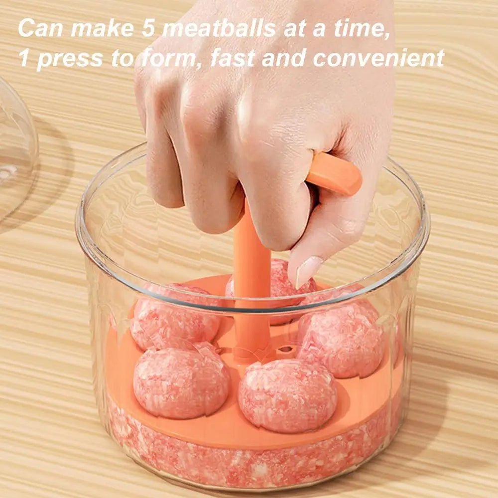 Meatball Maker Mold Reusable 5 Balls for Easy Kitchen Use