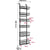 Metal Wall Mount Pantry Organizer 8-Tier Over-the-Door Spice Rack for Cabinets