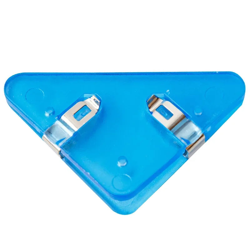 Triangle Paper Clips 10PCS Office Desk Organizer (Multicolor)