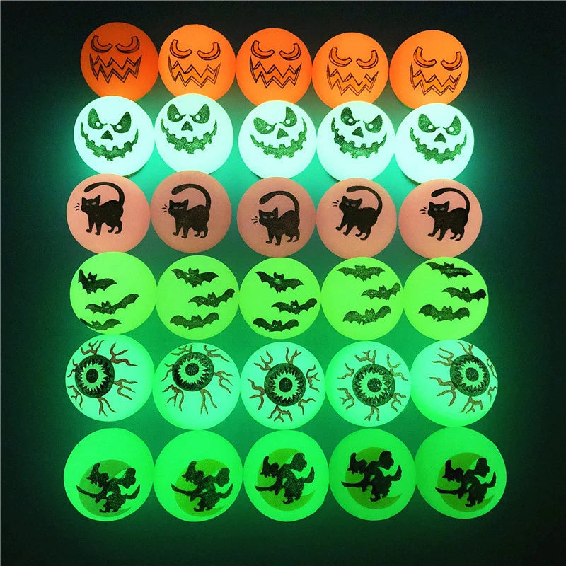 Halloween Party Supply Bouncing Balls 20PCs for Halloween Trick or Treat