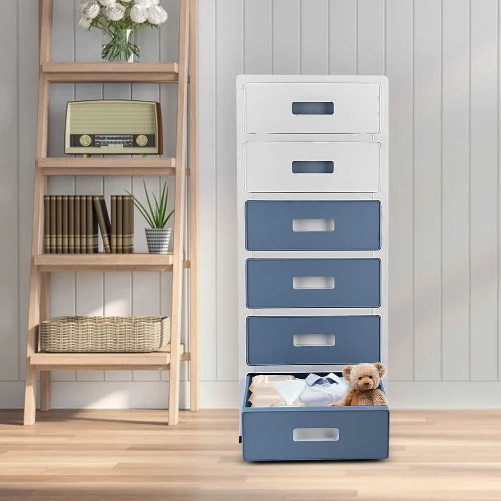 Rolling Household Organizer with 6 Drawers