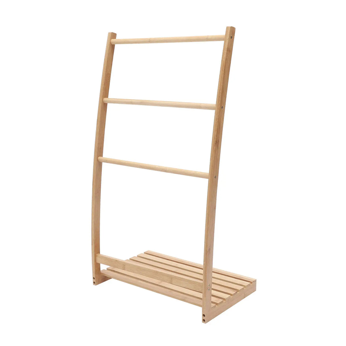 Freestanding Bamboo Towel Holder 3-Tier Rack for Bathroom