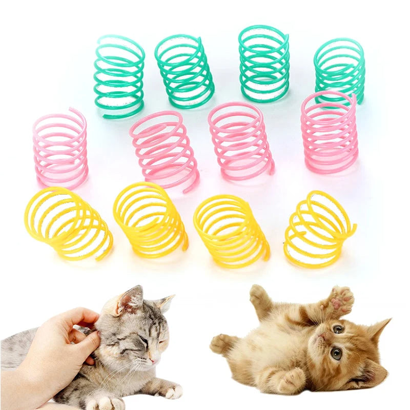 Colorful Cat Spring Toy 20 Pieces for Indoor Cats