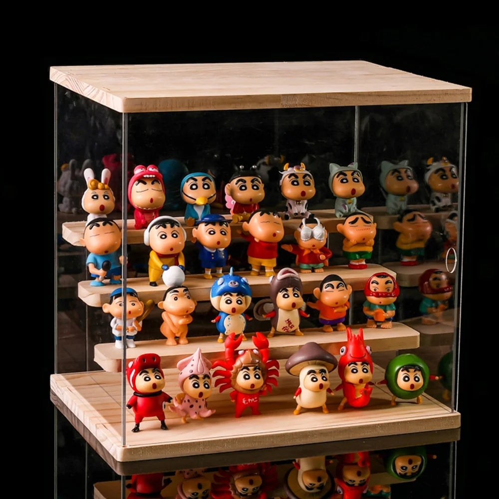 Acrylic Display Box 4 Stairs Countertop Organizer