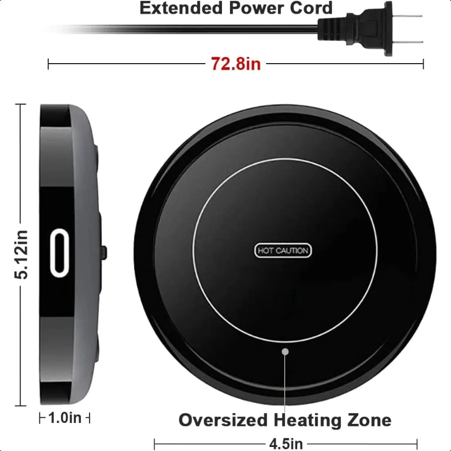 Coffee Cup Warmer Gravity-Induction Mug for Desk Use