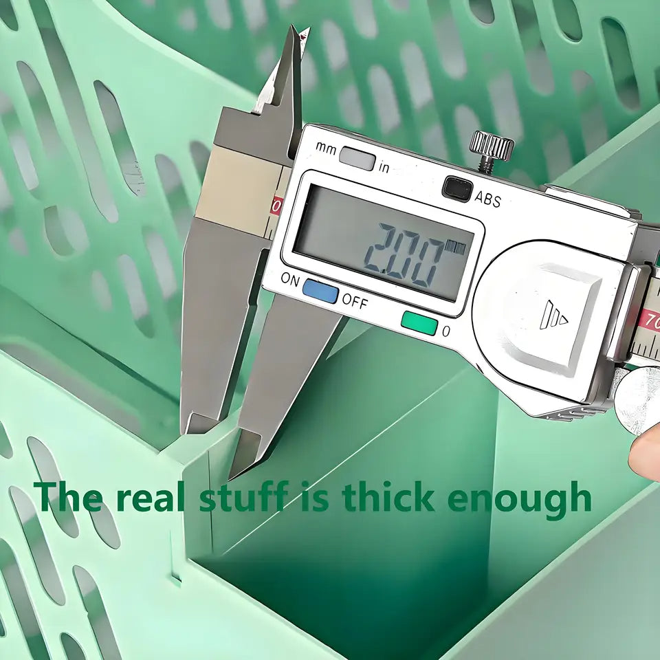 Detachable 4-Compartment Desktop File Organizer (White)