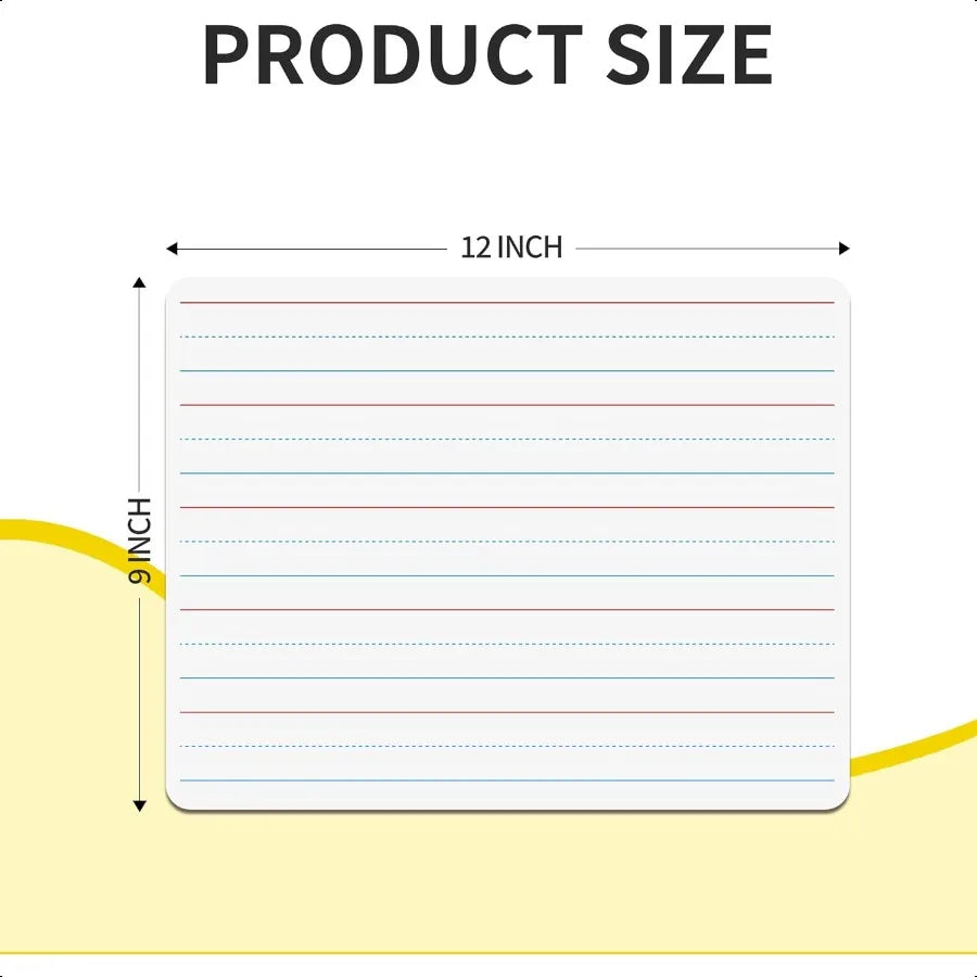 Double-Sided Ruled Whiteboards for Students
