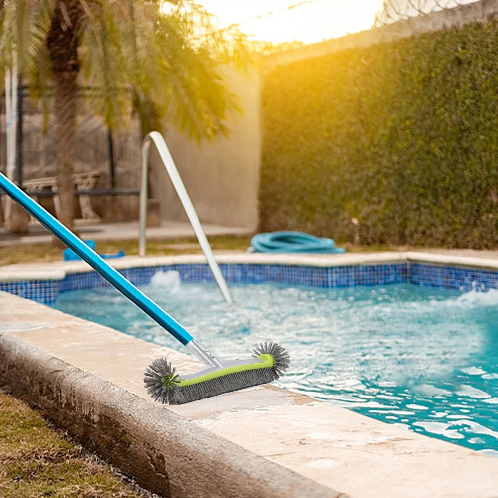 Swimming Pool Scrub Brush 17.5&quot; for Steps and Floors