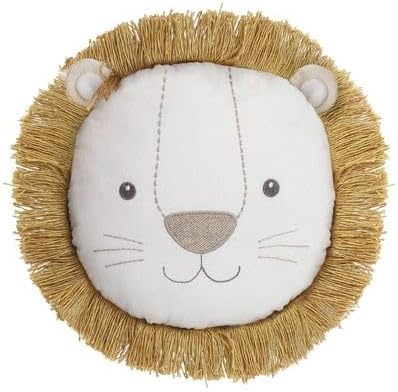 Plush Stuffed Animal Hugging Pillow 14" Leopold Lion Décor Pillow