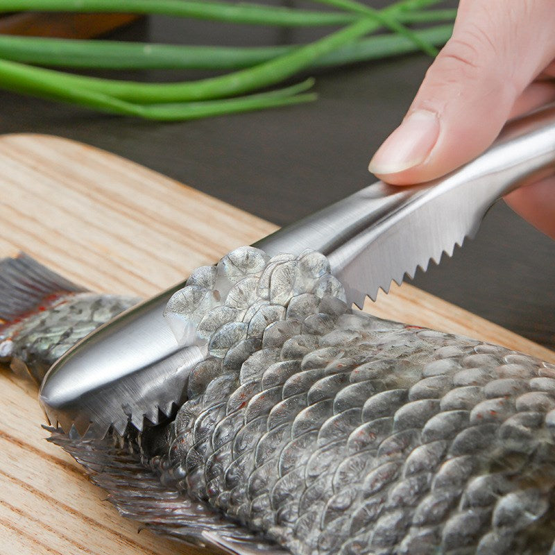 Multifunction Fish Scaler & Descaler Stainless Steel Scraper for Easy Cleaning