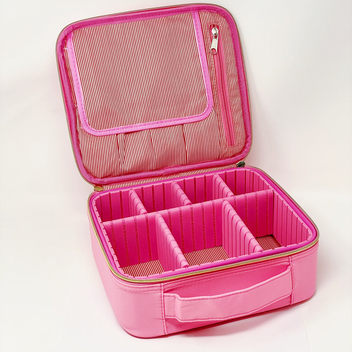 Checkered Glam Girl Makeup Organizer Case