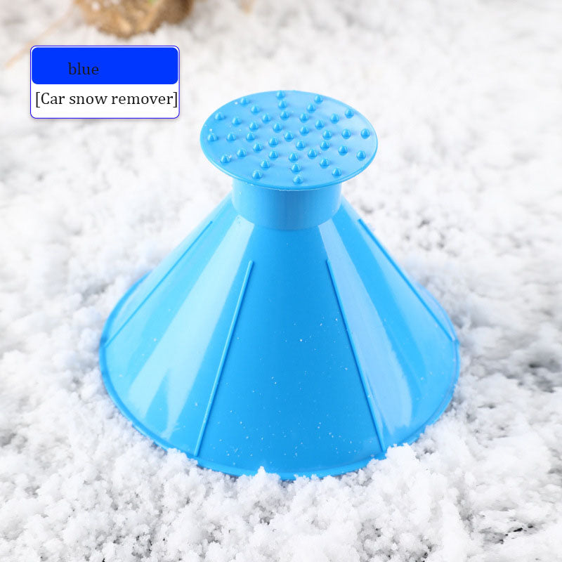 Multifunctional Ice Scraper for Car Windshield (Sky Blue)