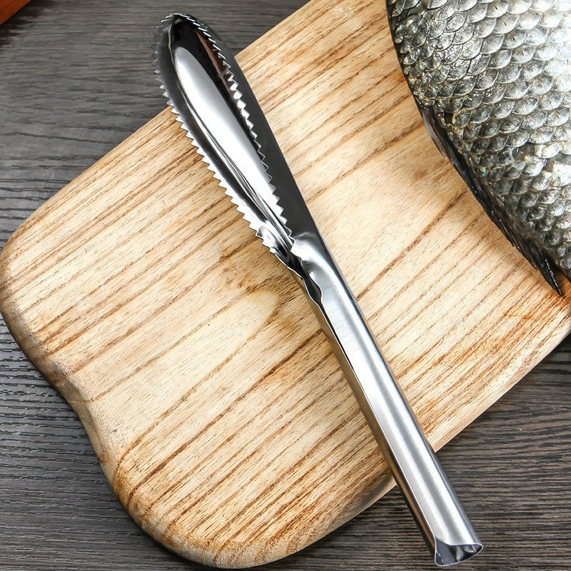 Multifunction Fish Scaler & Descaler Stainless Steel Scraper for Easy Cleaning