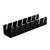 Acrylic Baseball Cap Hat Rack 1 Piece Wall Mount Storage Organizer (Black)