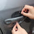 Universal Car Door Handle Scratch Protector Film 4 Pack (Clear)