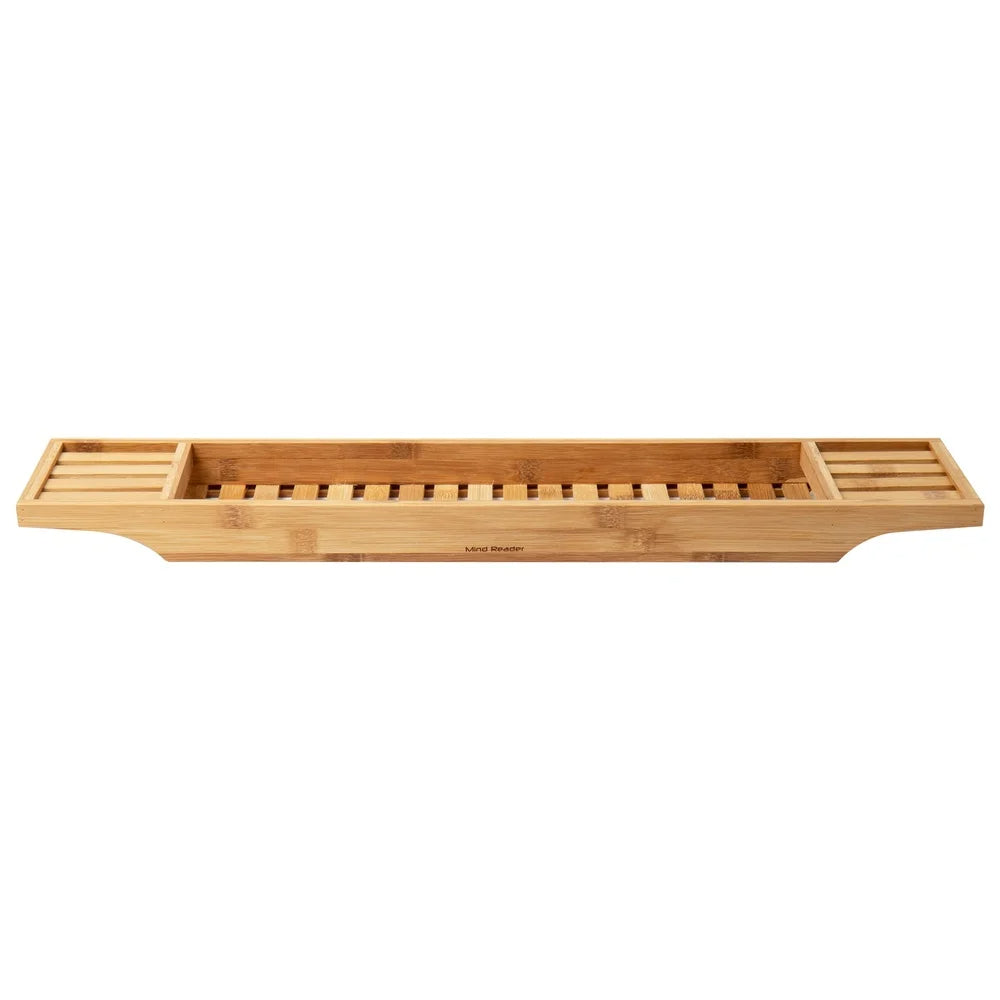 Bamboo Bathtub Caddy Tray for Bamboo Storage Accessory
