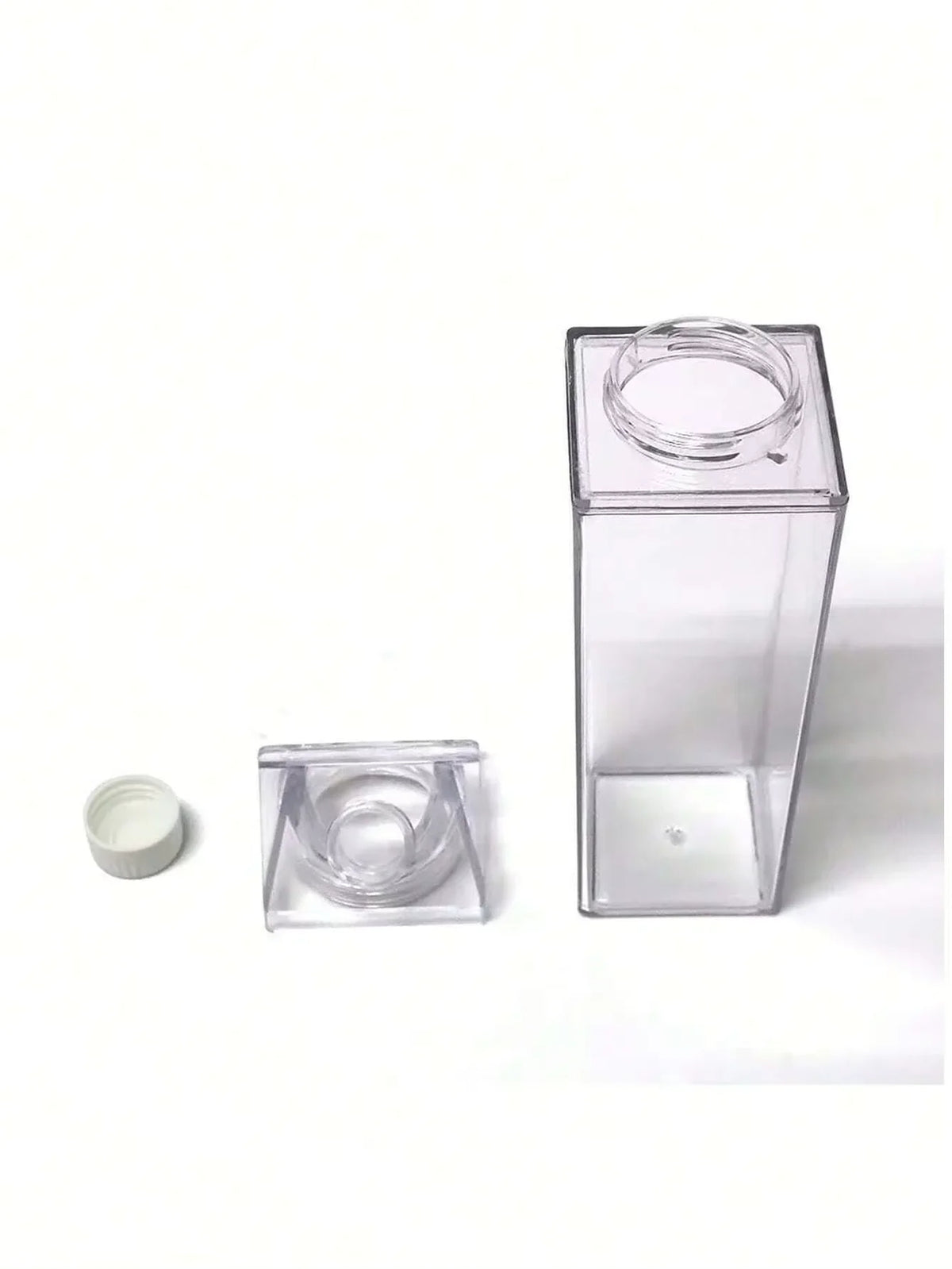 Portable Transparent Milk Box 500mL Drinking Cup