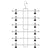 Multilayer Metal Folding Pants Skirt Rack Space-Saving Hanger for Closets