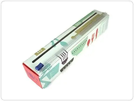 Refillable Wrap Dispenser with Slide Cutter 12-inch 250ft Roll Capacity (Green)