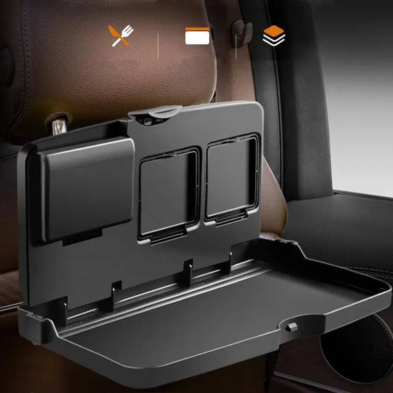 Portable Car Backseat Tray Desk with Cup Holder