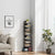 9-Tier Tree Bookshelf with Drawer Modern Book Storage (Black)