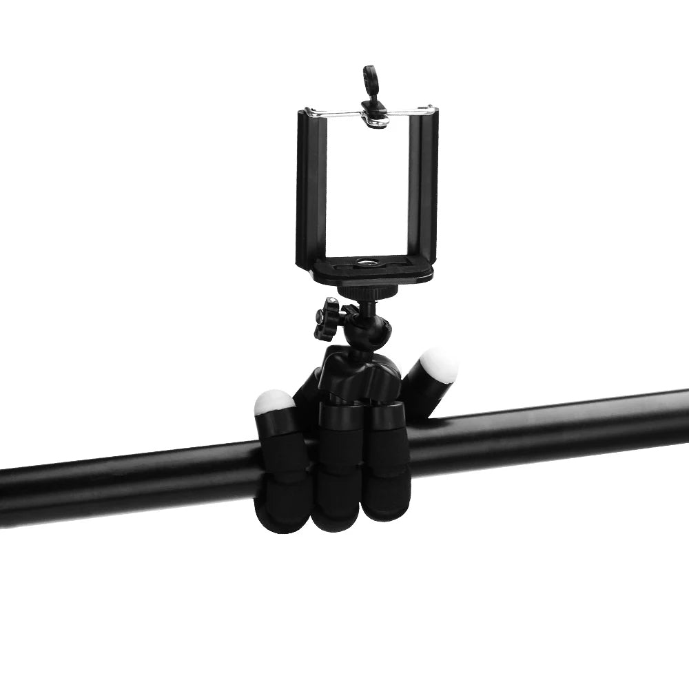 Portable Phone Tripod Mobile Camera Holder (Black)