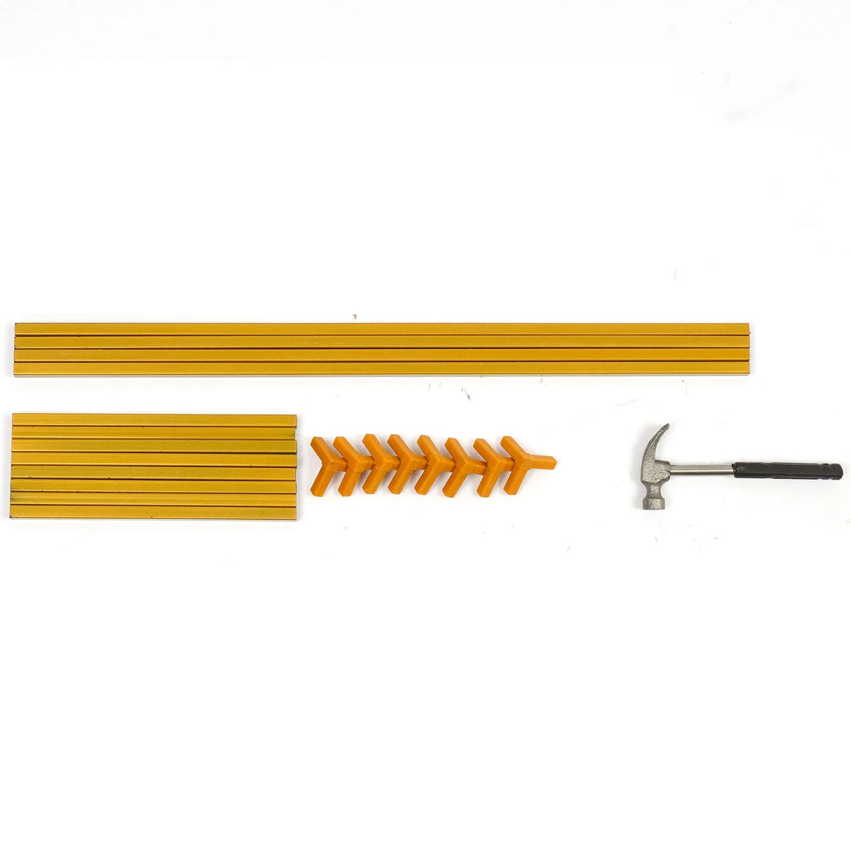 Gold Metal Flower Stand Set of 10 Wedding Flower Stands (Stand Only)