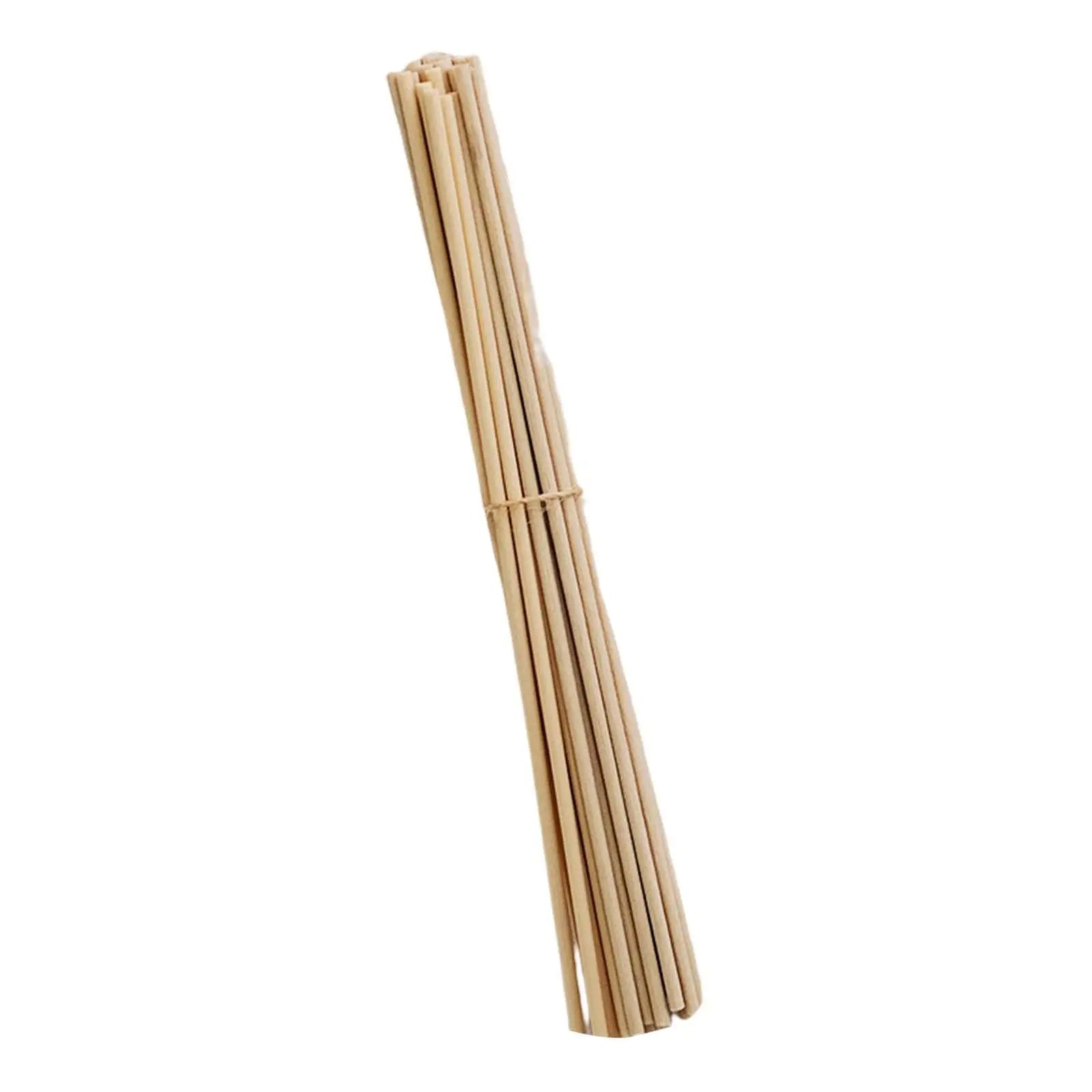 Natural Fiber Reed Diffuser Sticks 100 Pieces for Bedroom, Office, Bathroom (Wood Color)