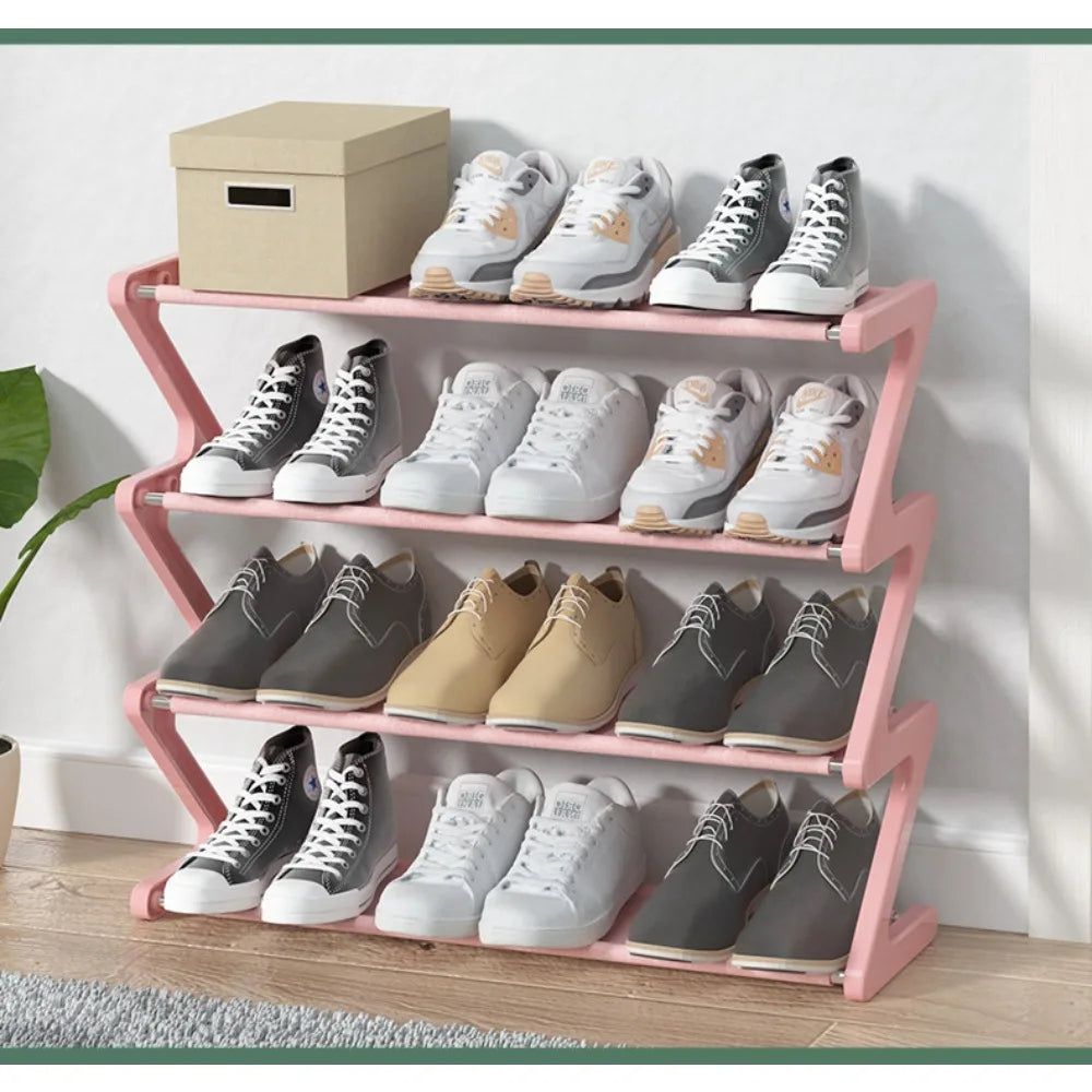 Simple Household Z-Rack Shoe Organizer