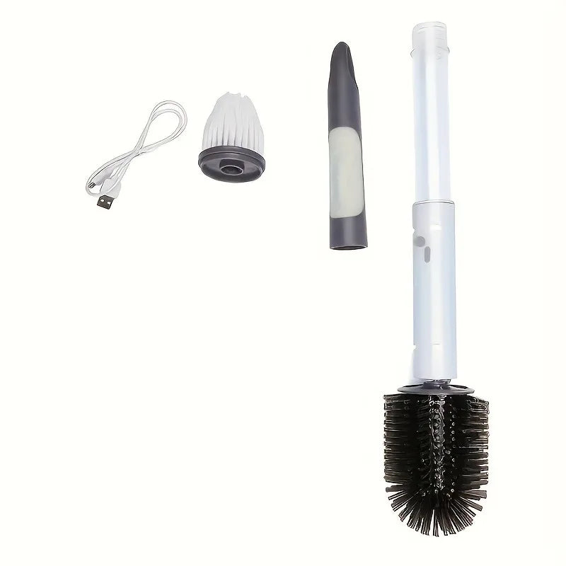 Cordless Power Scrubber with 6 Brush Heads for Bathroom Kitchen