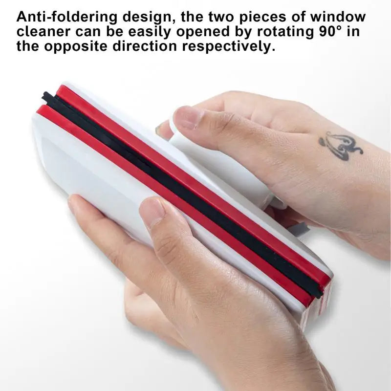 Rectangular Magnetic Window Cleaner Double Window Glass Wiper Glider