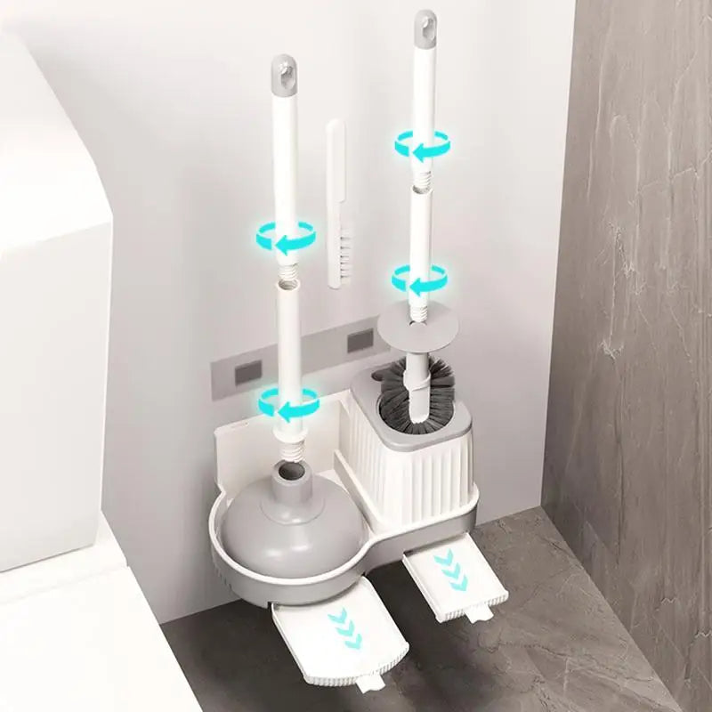 Household Toilet Cleaning Brush with No Dead Corner Design