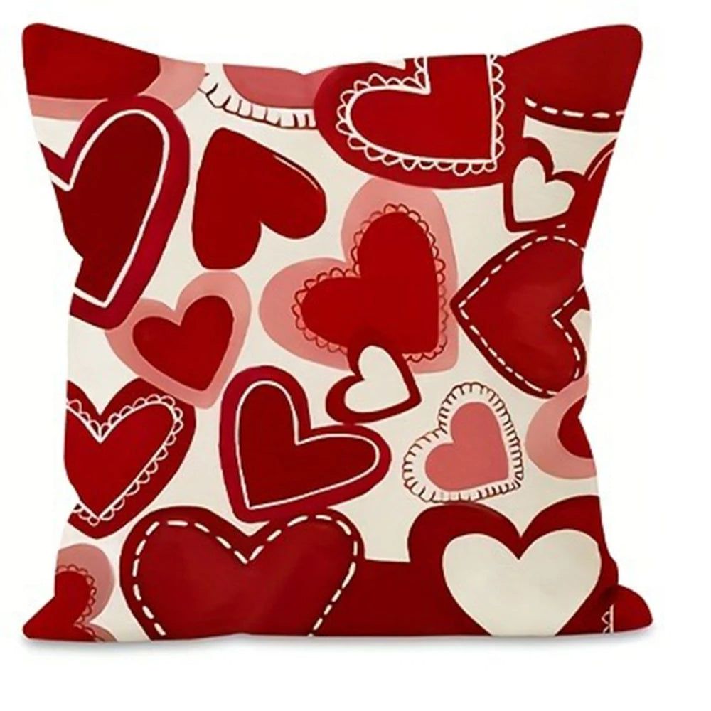 Valentines Day Pillowcase Romantic Sweet Home Decorations