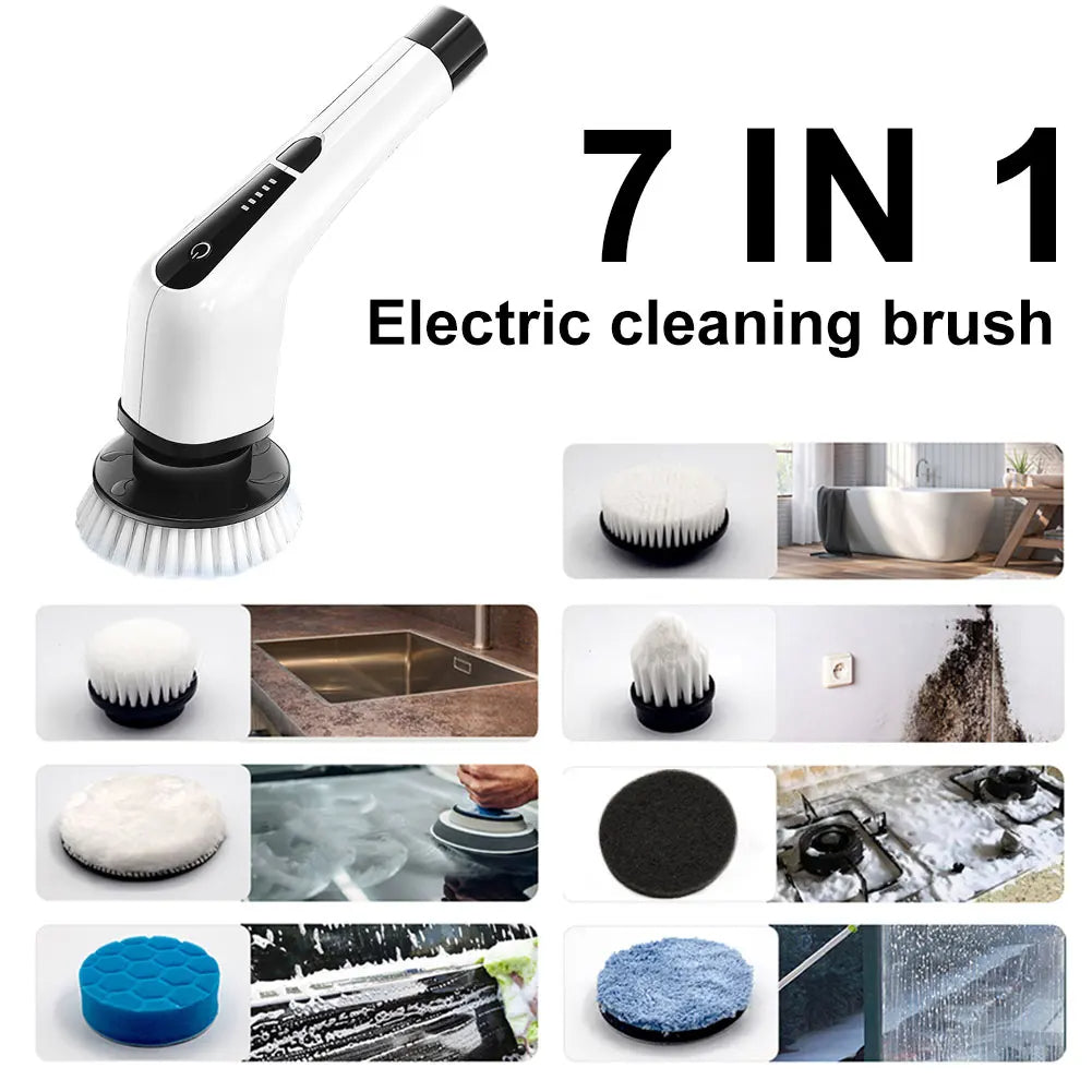 Multipurpose Electric Cleaning Brush 7-in-1