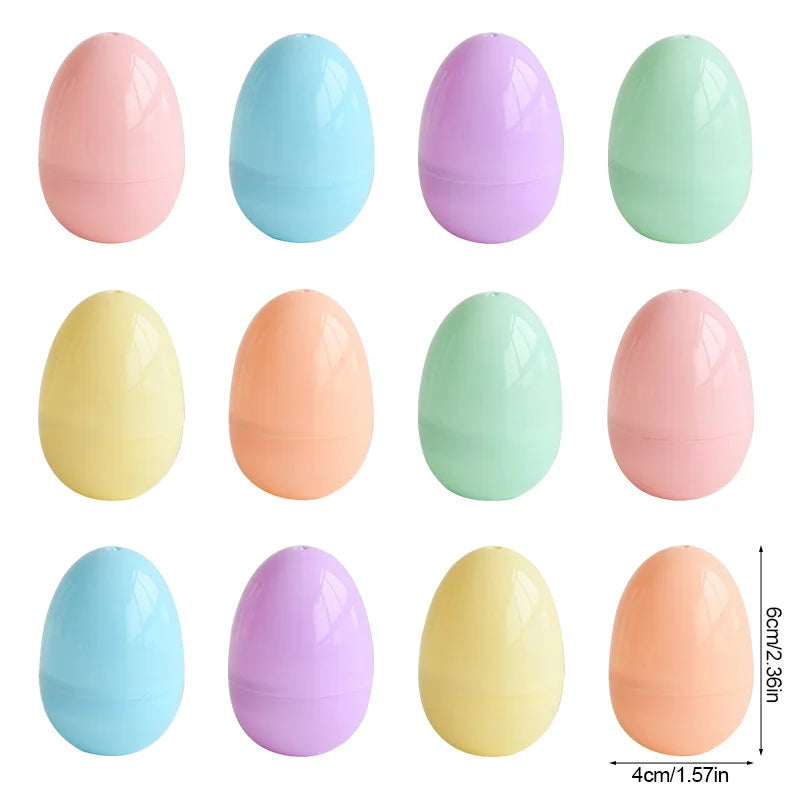 36Pcs Macaron Easter Eggs for Gift and Decor