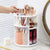 Rotating Makeup Storage Shelf Multi-Layer Cosmetic Storage (White)