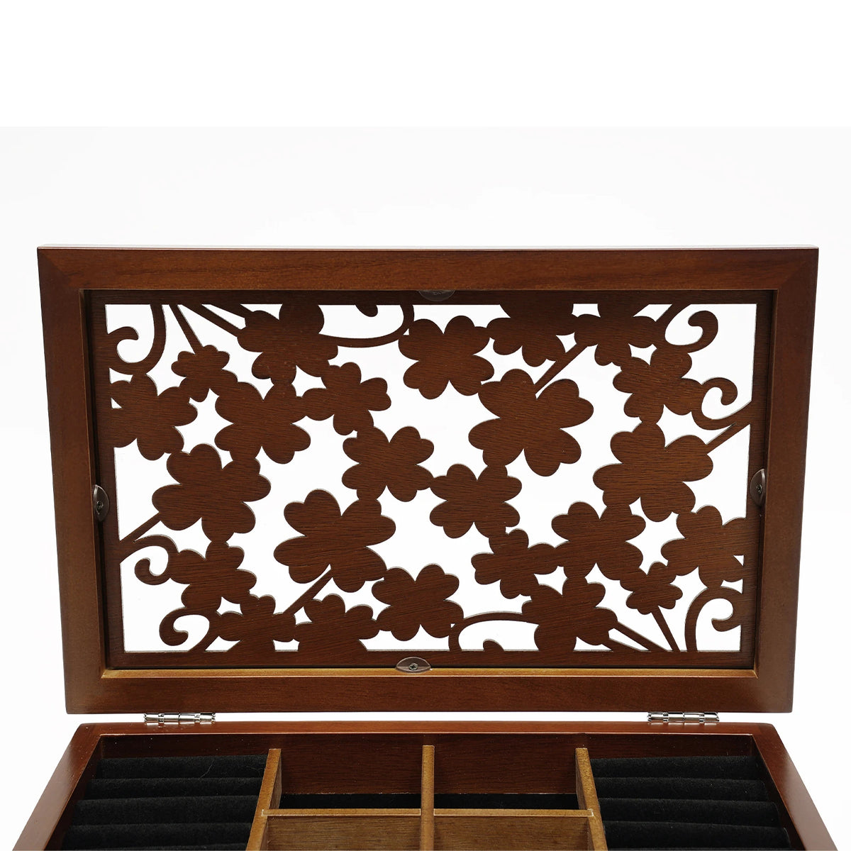 6-Tier Large Wooden Jewelry Box Organizer – Multi-Functional Drawer-Type Storage Case