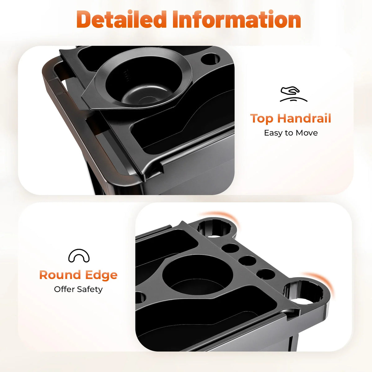 Salon Spa Rolling Cart Organizer with 5 Drawers