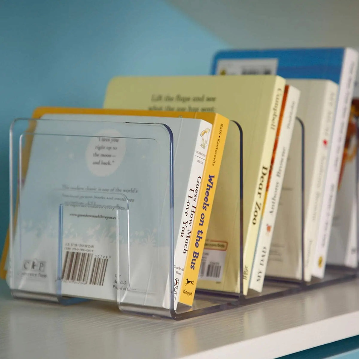 Clear Acrylic Desk Organizer 2-Pack for File Purse Handbag Divider