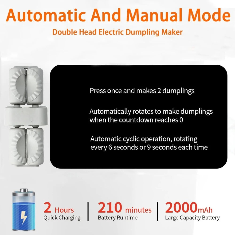 Double Head Electric Dumpling Machine