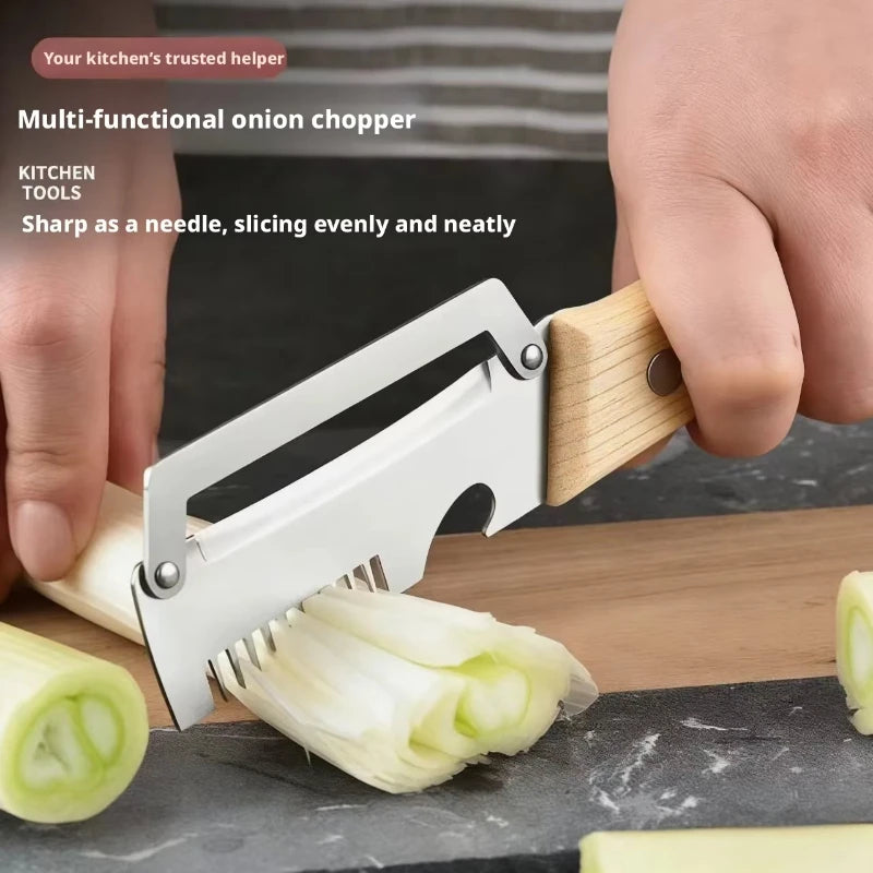 2-in-1 Stainless Steel Fruit and Vegetable Peeler with Ergonomic Wooden Handle, Paring Knife for Potatoes, Fruits, and Kitchen Food Preparation