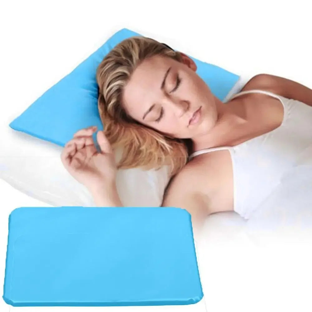 Water Pillows Ice Pad Massager Comfortable Cooling Gel Mat for Head