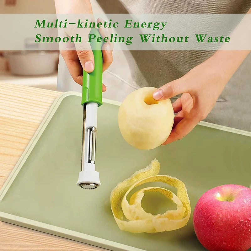 Adjustable Apple Core Remover and Peeler Kitchen Tool for Pears
