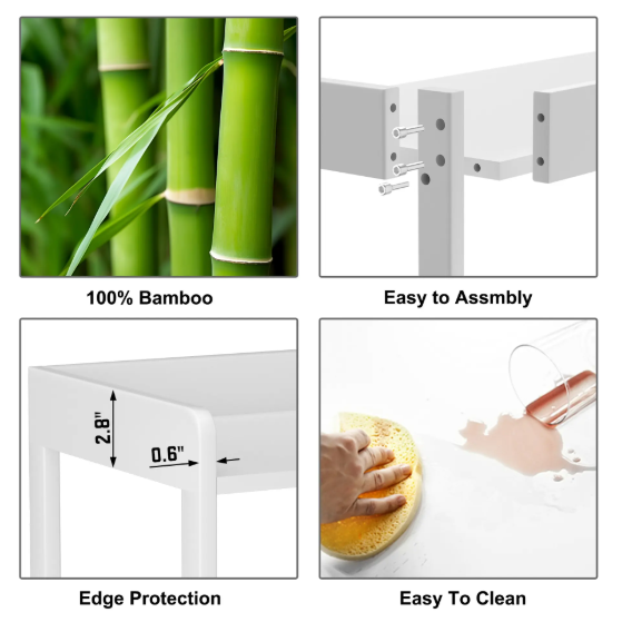 Entryway Narrow Sofa Side Table for Home Furniture