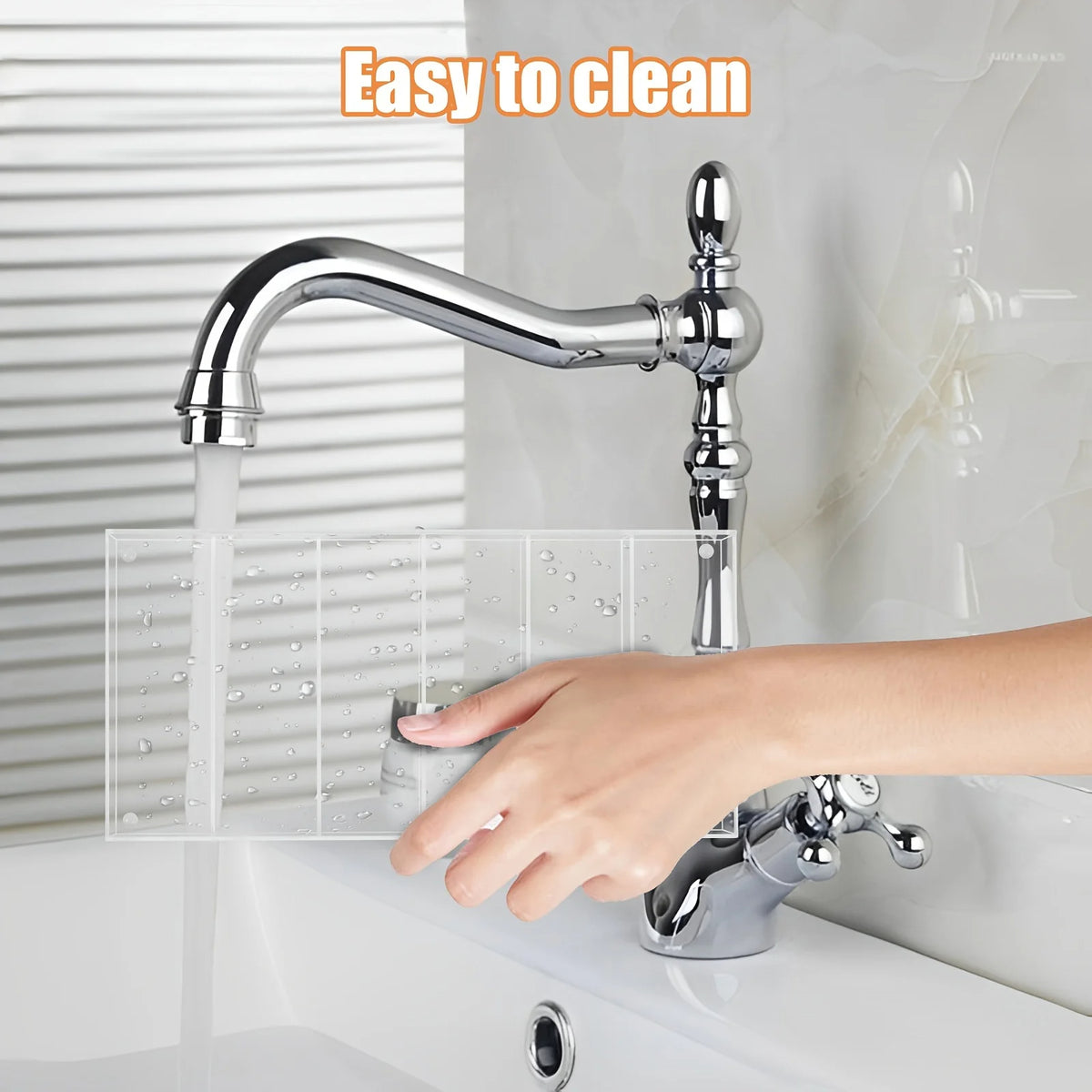 Transparent 6-Slot Acrylic Glasses Box Multipurpose Organizer